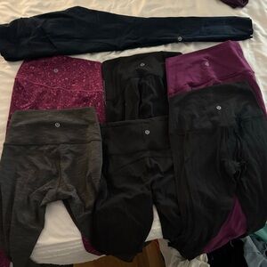 7 pairs of Lululemon Leggings